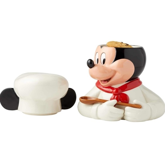 Enesco Disney Chef Mickey Mouse Cookie Jar NWT - Picture 5 of 8